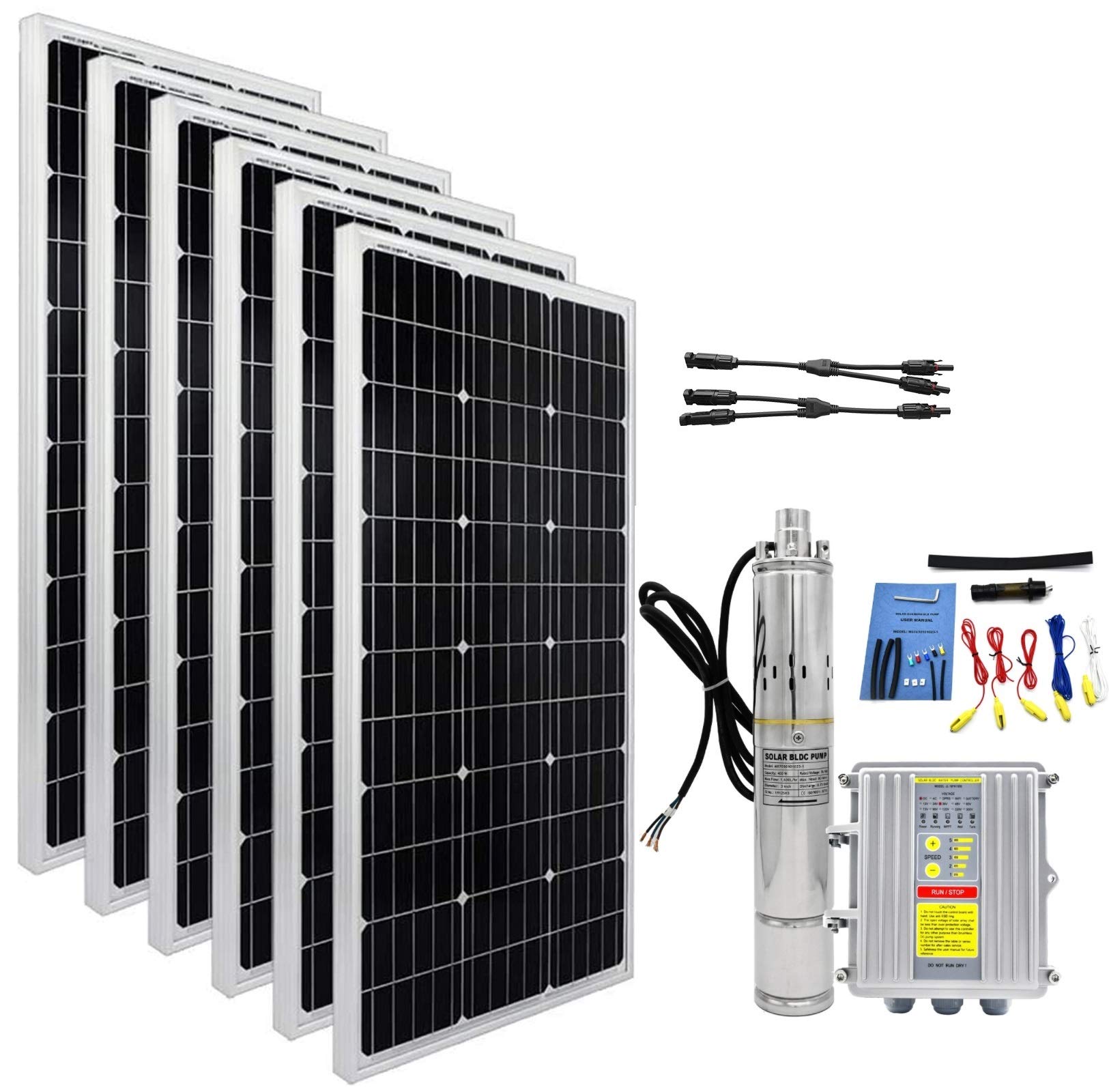 Buy ECOWORTHY 36V Solar Power System, 600W Mono Solar Panel + Max Flow