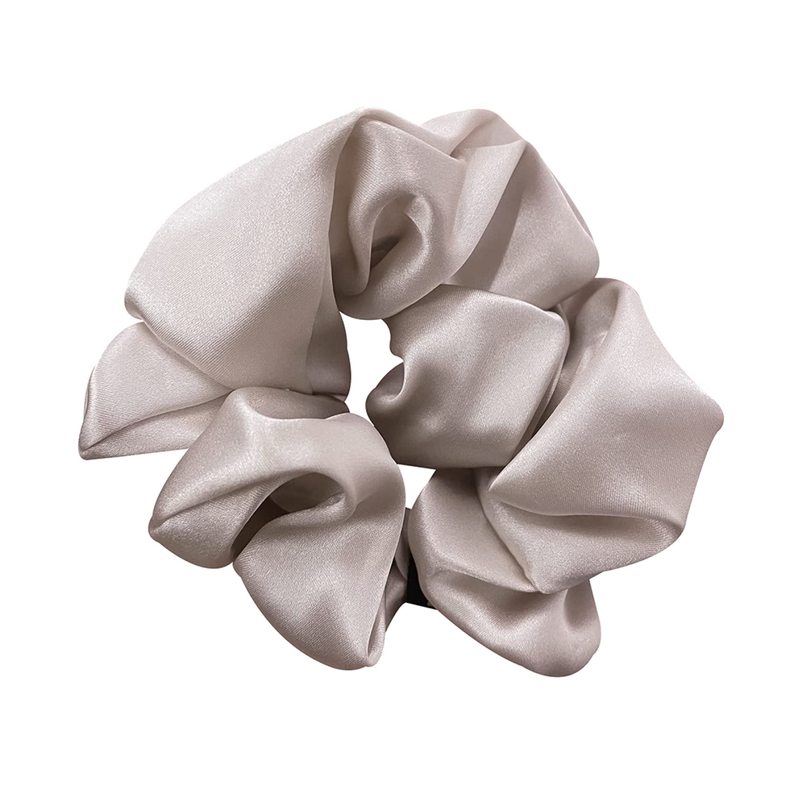 Czysty jedwab morwy duże Scrunchies 4.5CM liny opaski do włosów krawaty gumy gumki kucyk posiadacze dla kobiet dziewczyn 16 Momme, (5cm)