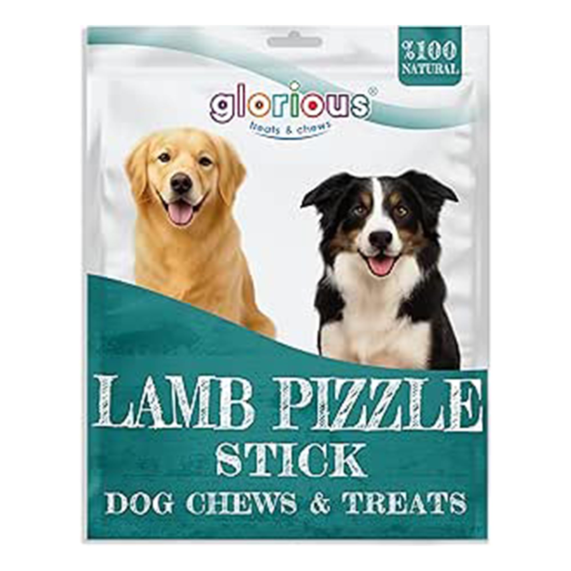 Glorious Treats and Chews Premium Lamb Pizzle Sticks for Dogs - Thin, Nutrient-Rich, Long-Lasting & Fully Digestible Snacks for Dental Care & Satisfying Chewing for All Breeds