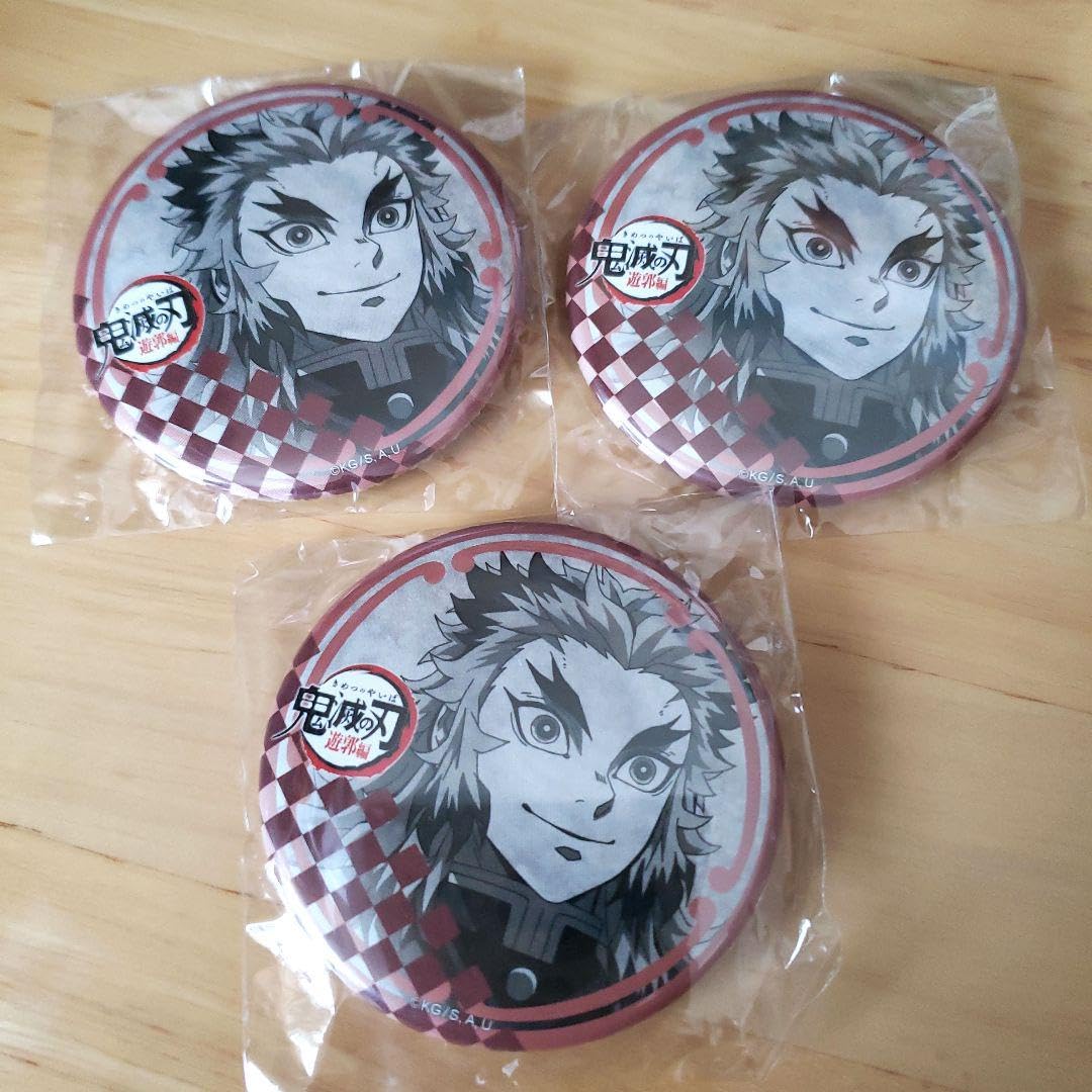 鬼滅の刃 ufotable DINING お楽しみくじ 缶バッジ 煉獄 写真2枚