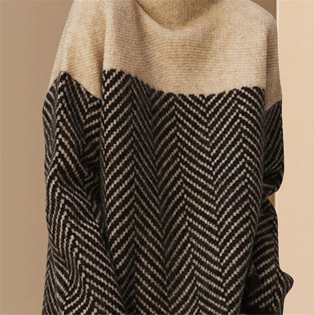 Vogrtcc Rollkragenpullover Für Damen, Pullover, Kaschmir-Strickpullover In Übergröße