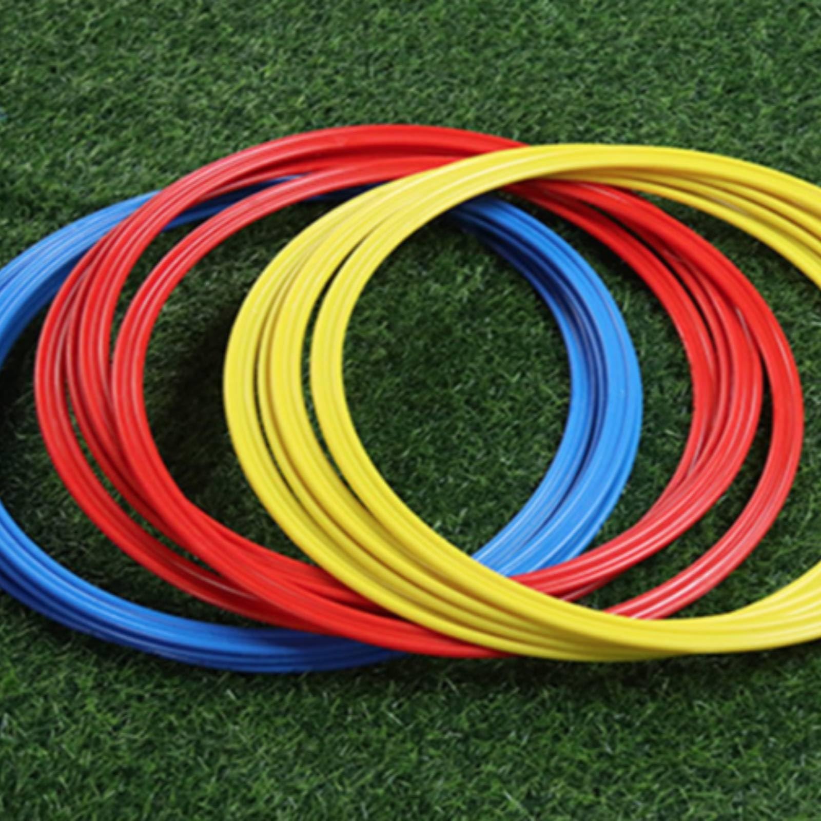 Qianly Cerchio Agility Allenamento Sportivo Cerchio Plastica Flessibile Materiale Resistente Anello Training per Fitness