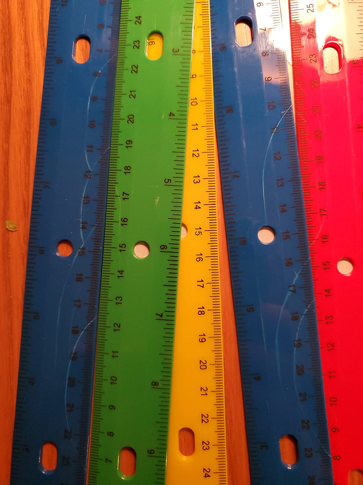 2/mo Finance Chuangdi 20 Pieces Rulers 12 Inch Plastic Rulers Bulk