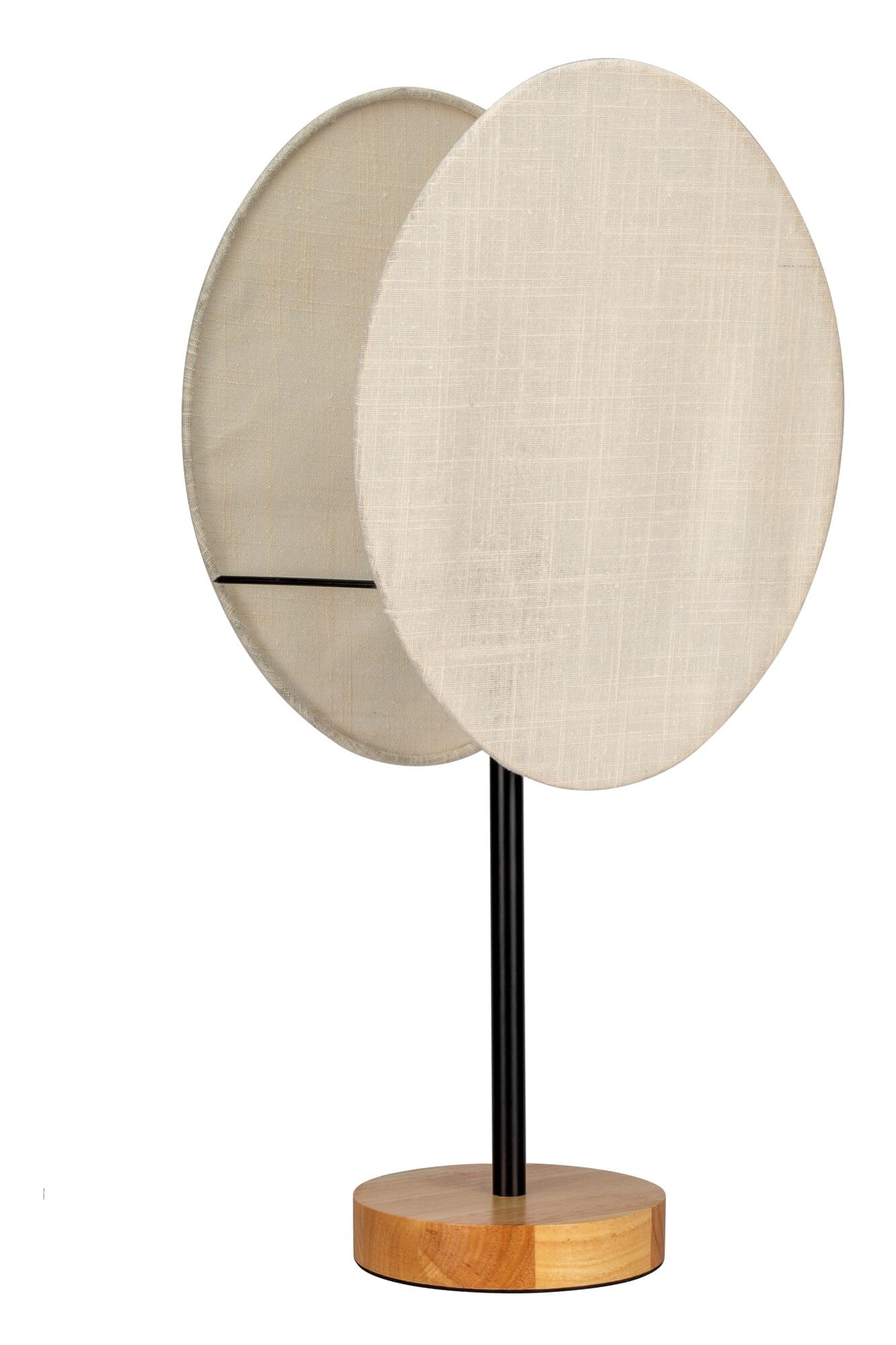 Paulmann Pauleen 48297 Table Light Boho Darling E27 max. 20W Beige Metal, Fabric, Wood Bedside Light