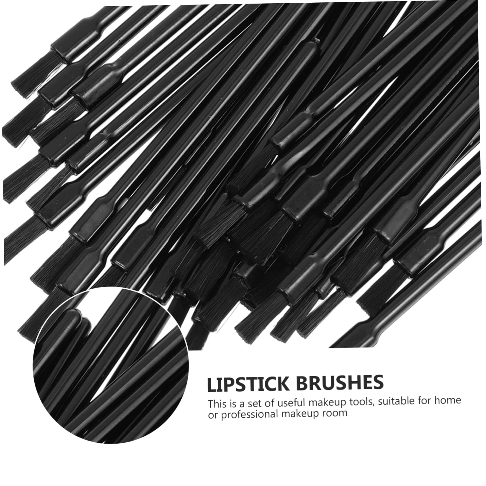 IWOWHERO Makeup Lip Brush 100pcs Lipstick Brush Set Lip Gloss Applicator Lipstick Wands