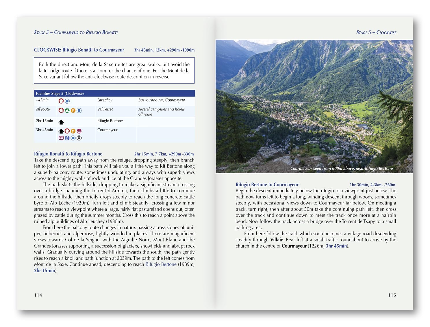 Trekking the Tour Du Mont Blanc: Classic 170km Hut-To-Hut Hike With Two-Way Route Description