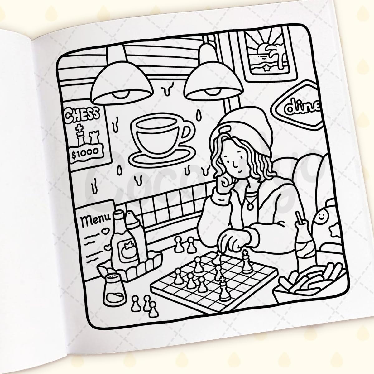 Girl Moments: Vol. 3 Coloring Book for Adults and Teens Featuring Cozy Daily Activities for Relaxation