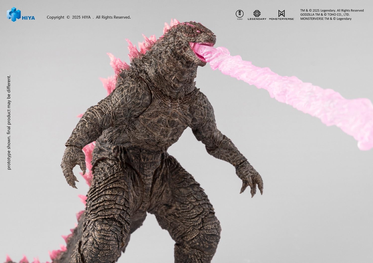 Amazon.co.jp: [Tbmodel] HIYA 18m ゴジラvsコング Evolved Ver 放射