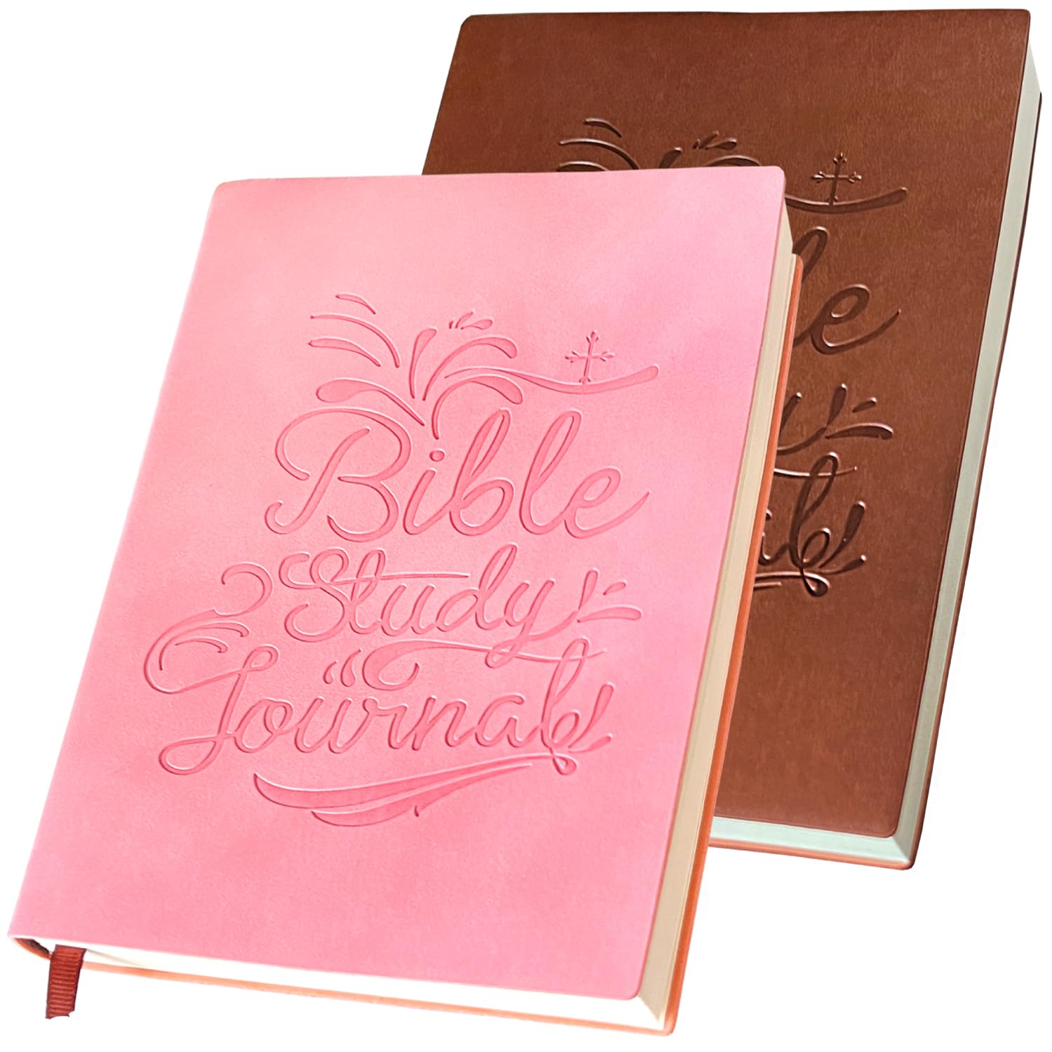 Granrouto Bible Study Journal with S.O.A.P Method - 2pcs Prayer Journal & Scripture Note-Taking Notebook Kit for Women, Men - Christian Devotional