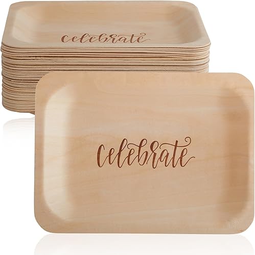 Miniatura 10 de Celebrate StatementWare - Platos desechables para fiestas (paquete de 50)