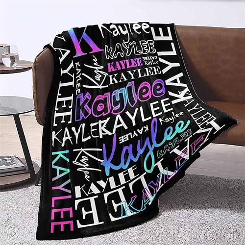 Miniatura 40 de Manta personalizada para bebés, niñas y niños con nombre, mantas personalizadas para niños, manta de bebé personalizada con nombre, artículos