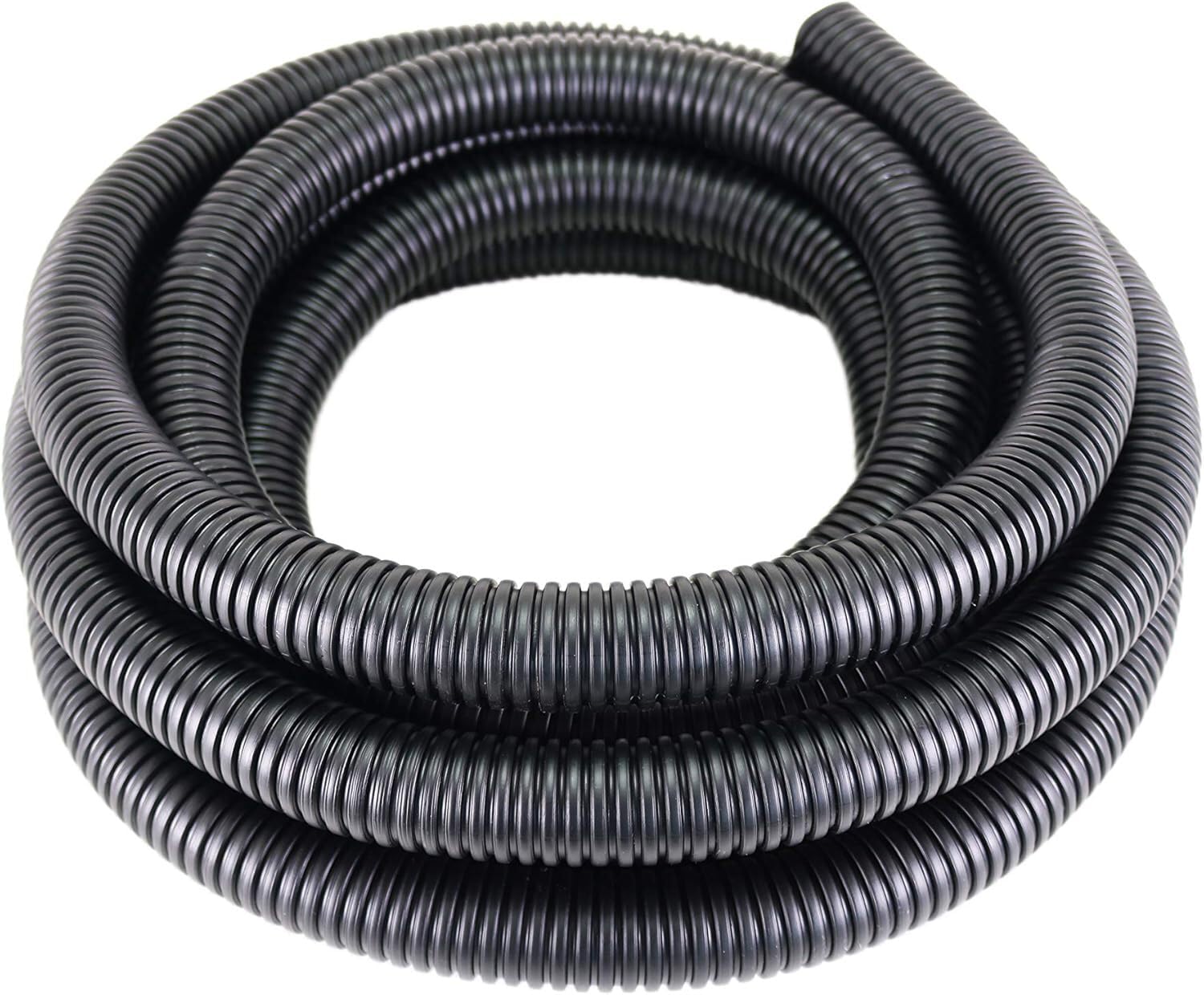 Irstbl Black - 15M Waste Water Hose Pipe For Caravan, Camper, Motorhome & Boat – 28.5Mm (1.12") Convoluted Hose