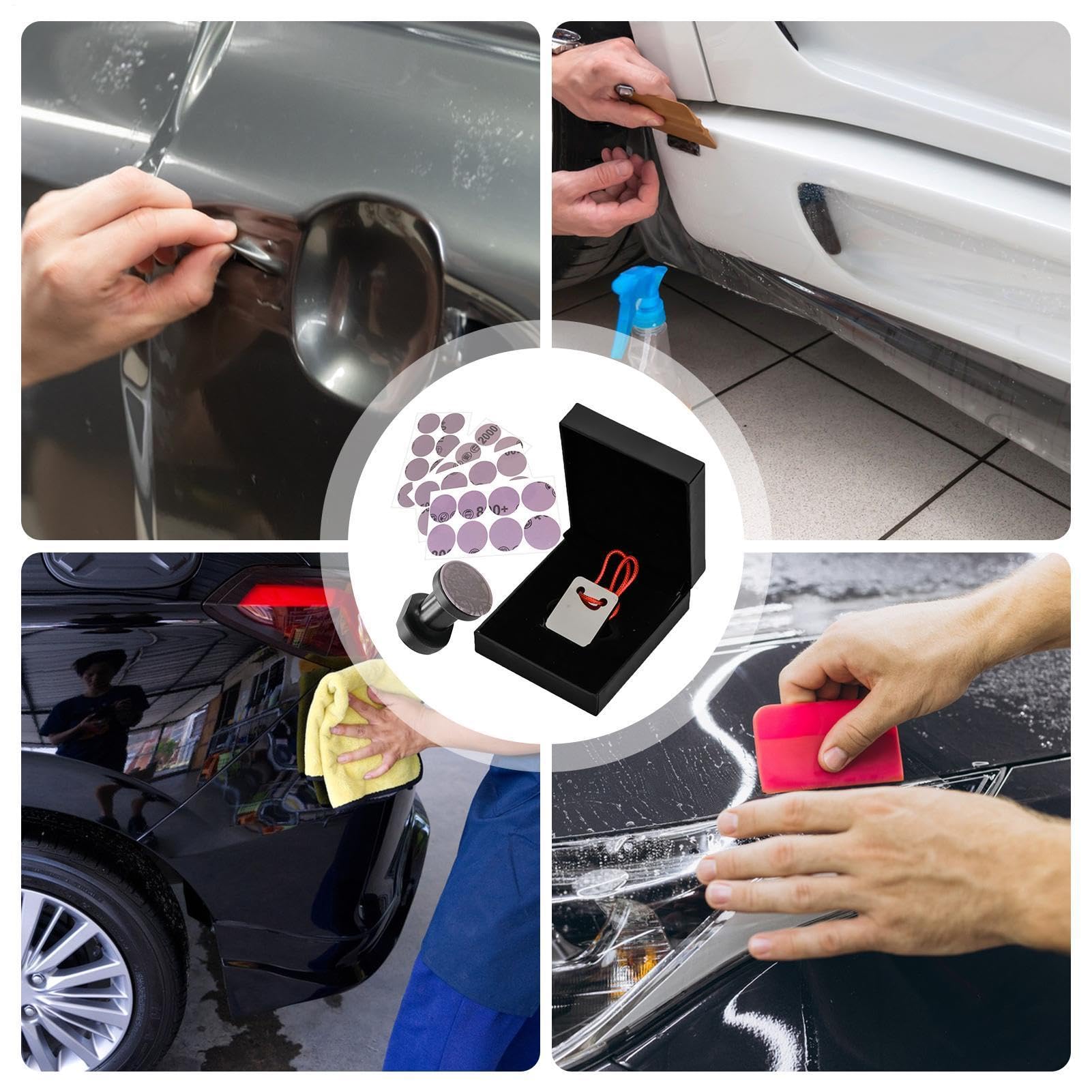 Raschietto Per Riparazione A Di Vernice Spray Per Auto Utensile Per | Utensile Levigatore per Verniciatura per Autovetture SUV Furgoni Hobbisti Meccanici Manutenzione Gar