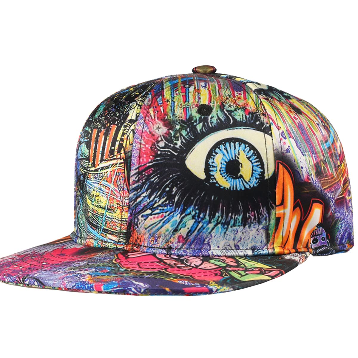 Wholesale Mens Snapback Baseball Cap Hip Hop Style Flat Visor Adjustable Outdoor Cap Unisex Adjustable Breathable
