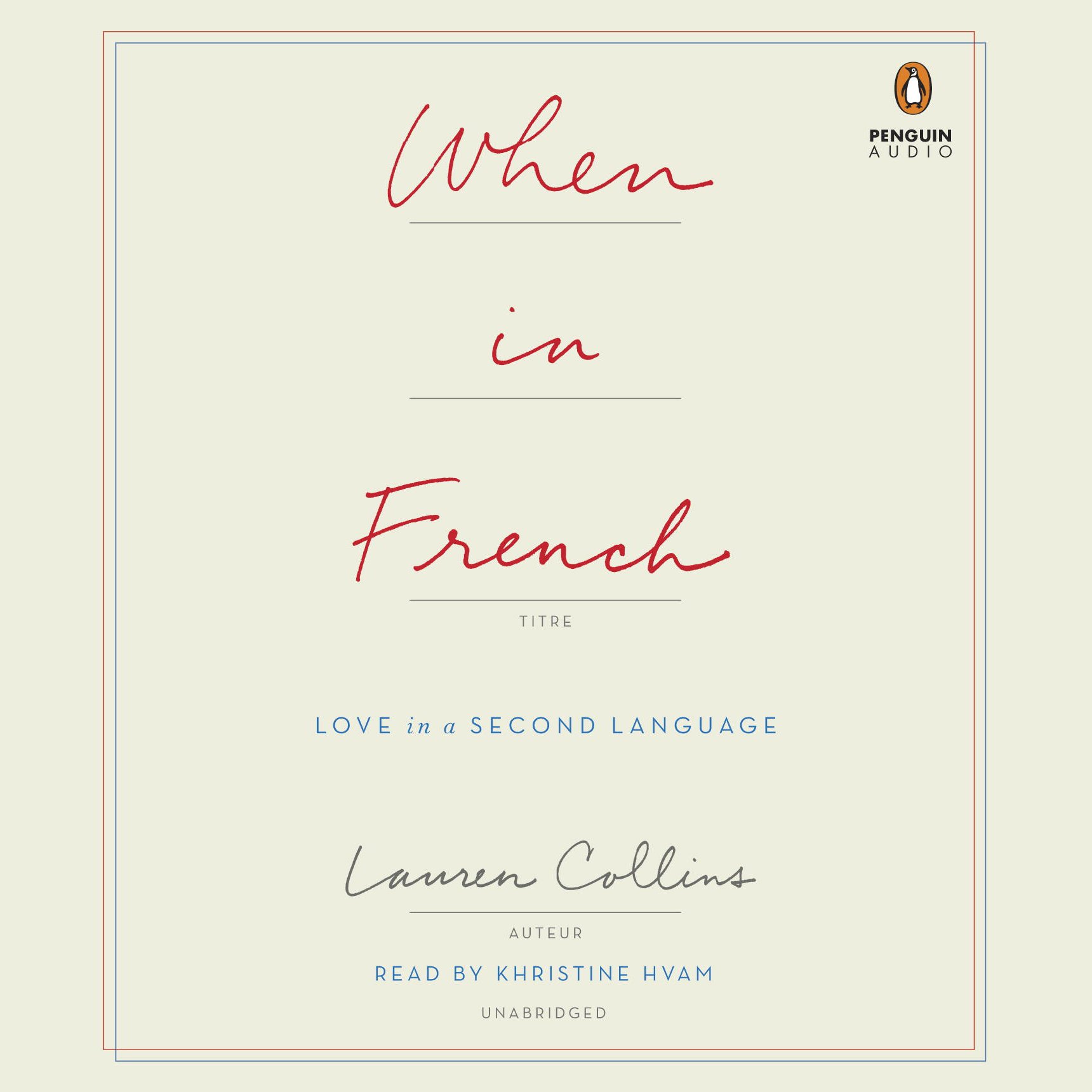 Cover art for When in French