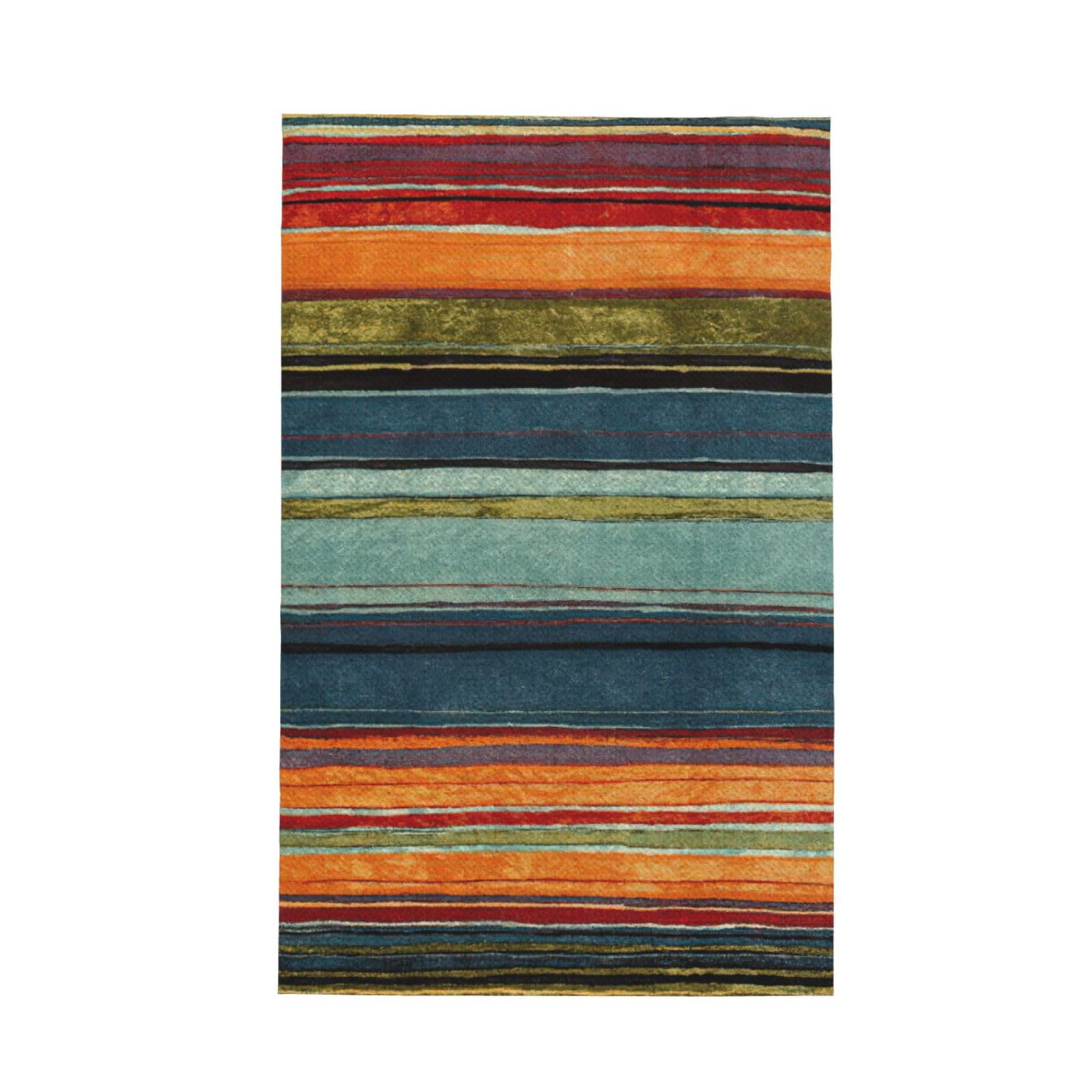 XXahnbm Rainbow Print Waffle Kitchen Towel,Absorbent Hand Towel