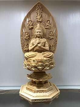 逗子入り木彫仏像 逗子入り木彫仏像 逗子入り木彫仏像