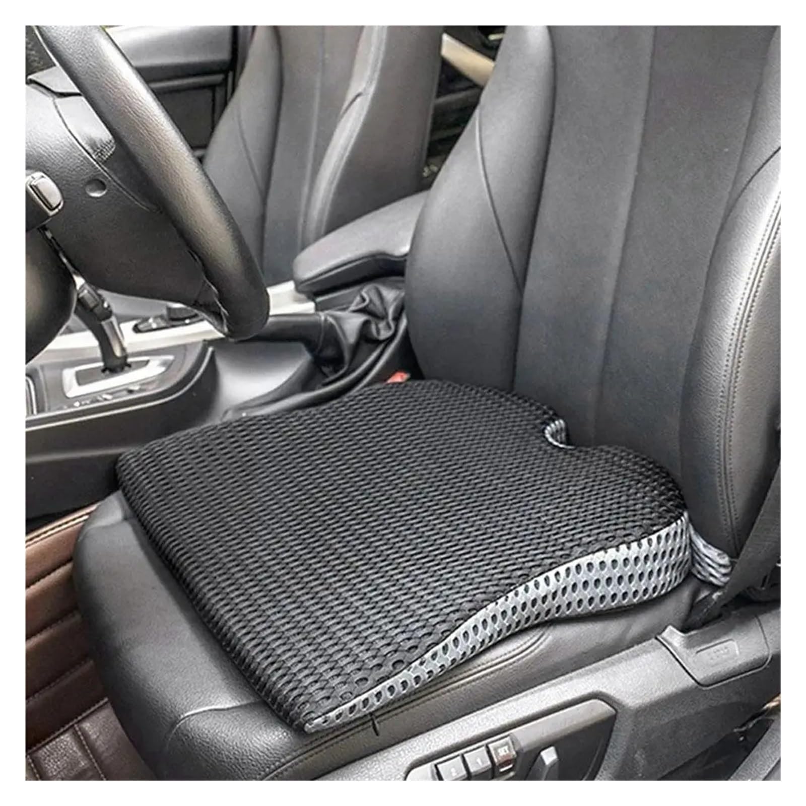 Muzhen Store Comodo Cuscino del Sedile a Cuneo for Auto Compatibile con Il Sedile del conducente dell'auto, Sedia da Ufficio, sedie a rotelle, Cuscino del Sedile in Memory Foam, Supporto Ortopedico