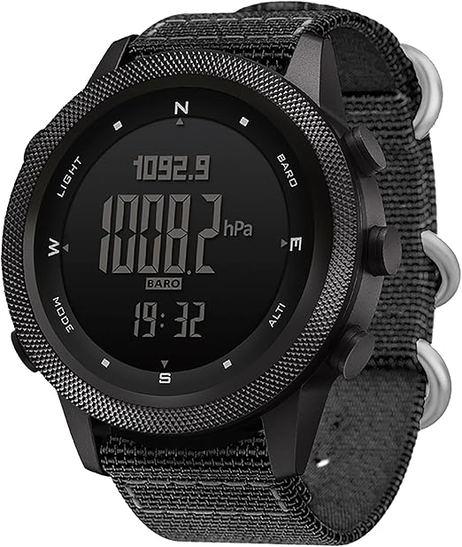 NORTH EDGE APACHE-46 - Relojes deportivos digitales para hombre, relojes militares con brújula, temperatura, pasos, rastreador, deportivo, táctico, relojes de supervivencia