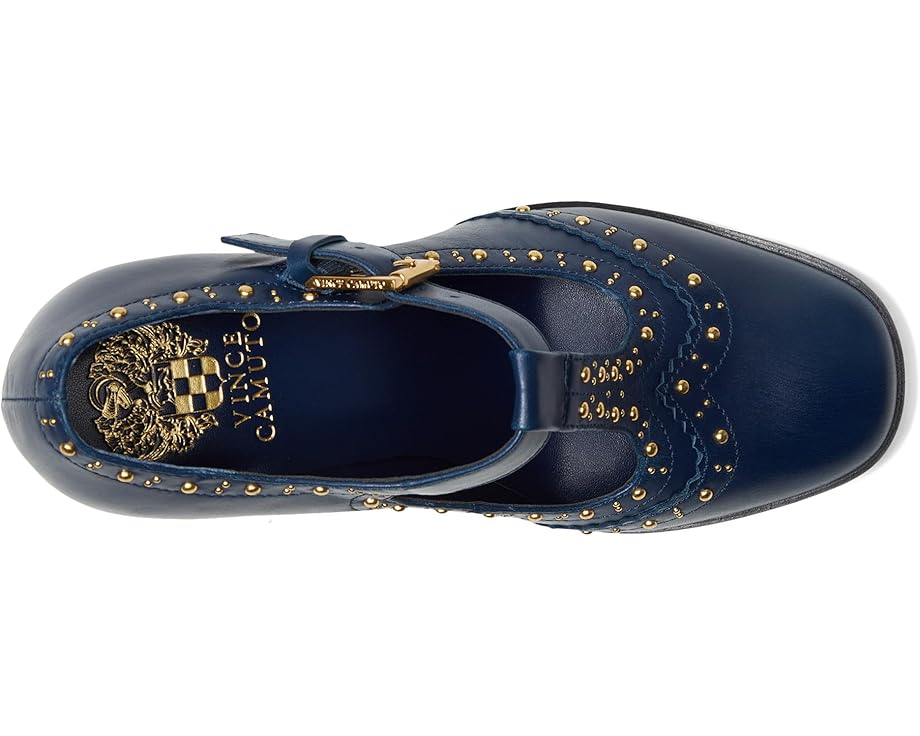 Vince Camuto Maris T-strap Block Heel Pump - Top View