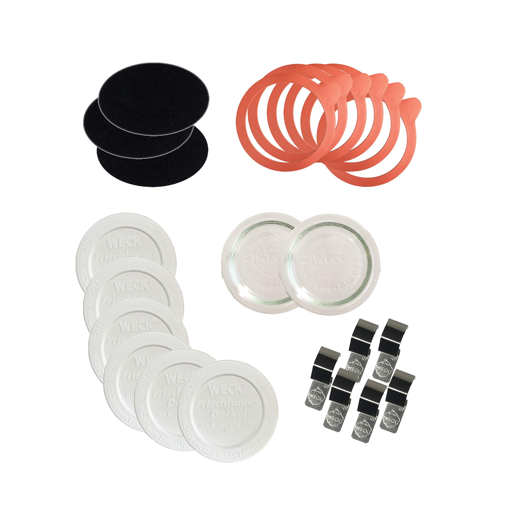 Weck Lid Replacement Kit for Weck Jars 60mm (Small)