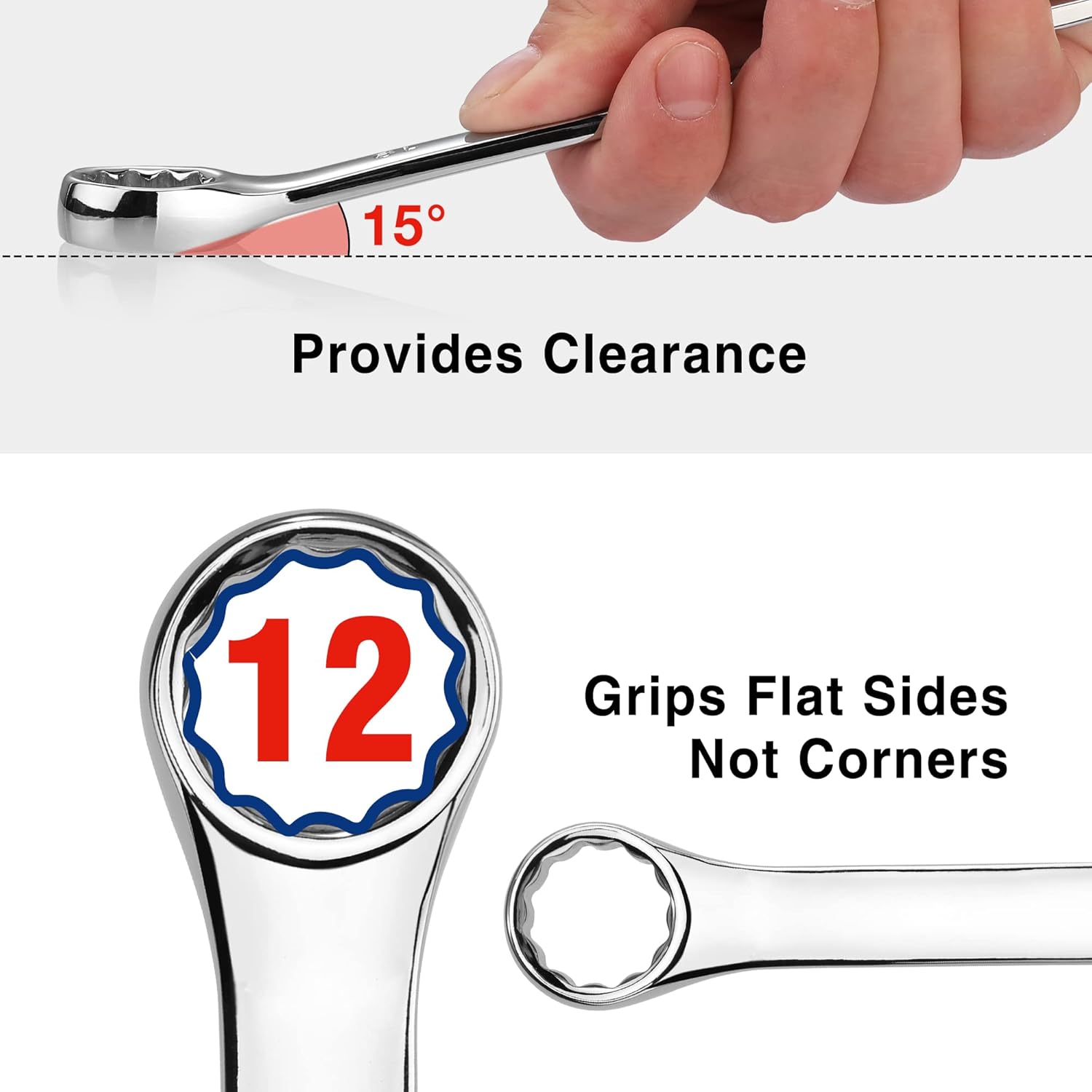 WORKPRO 10-Piece Precision Screwdriver Set with Pouch + WORKPRO 20-Piece Combination Wrench Set, SAE & Metric