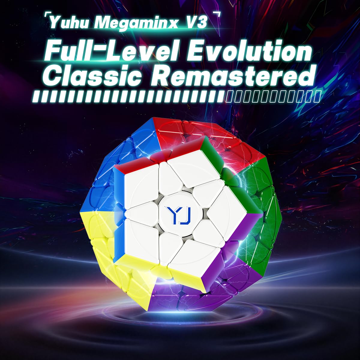 Amazon.com: Bukefuno YJ YuHu Megaminx V3M Magnetic 3x3 Cube