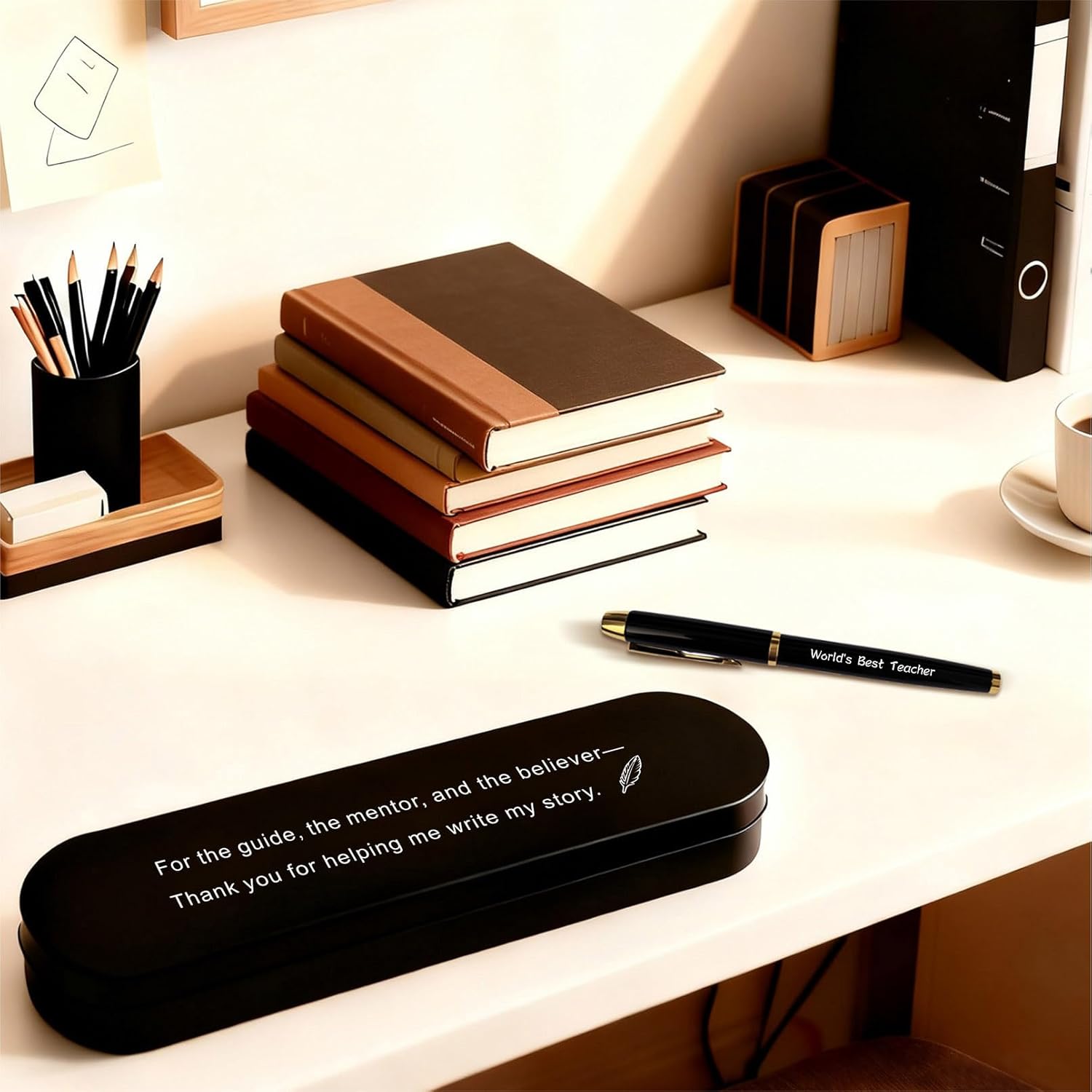 Teacher Gift Pen - Thank You Teachers Gel Pen, Appreciation Gift for Mentors with Inspirational Quote - Image 5