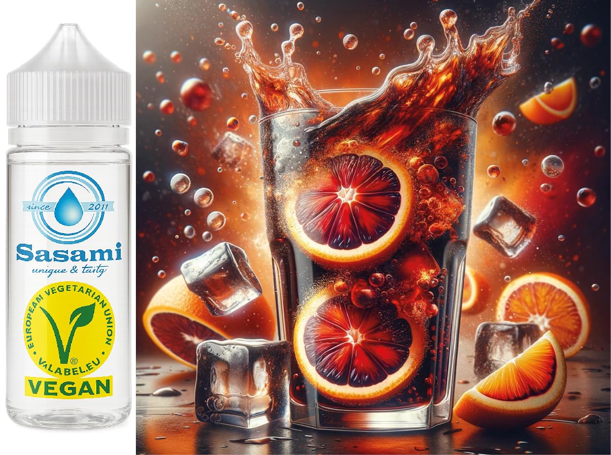 Cola krwawa pomarańcza typ Blood Orange aromat koncentrat – Wegański – Sasami – 100ml