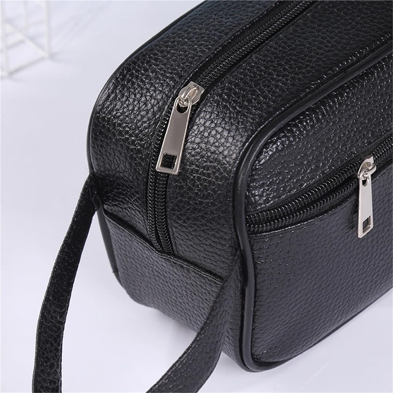 Neceser Bolso de Mano Vintage for Hombre y Mujer, Bolso de Mano pequeño de Cuero PU, Bolso de Almacenamiento for teléfono móvil Vintage, Bolsos para Hombre(S)