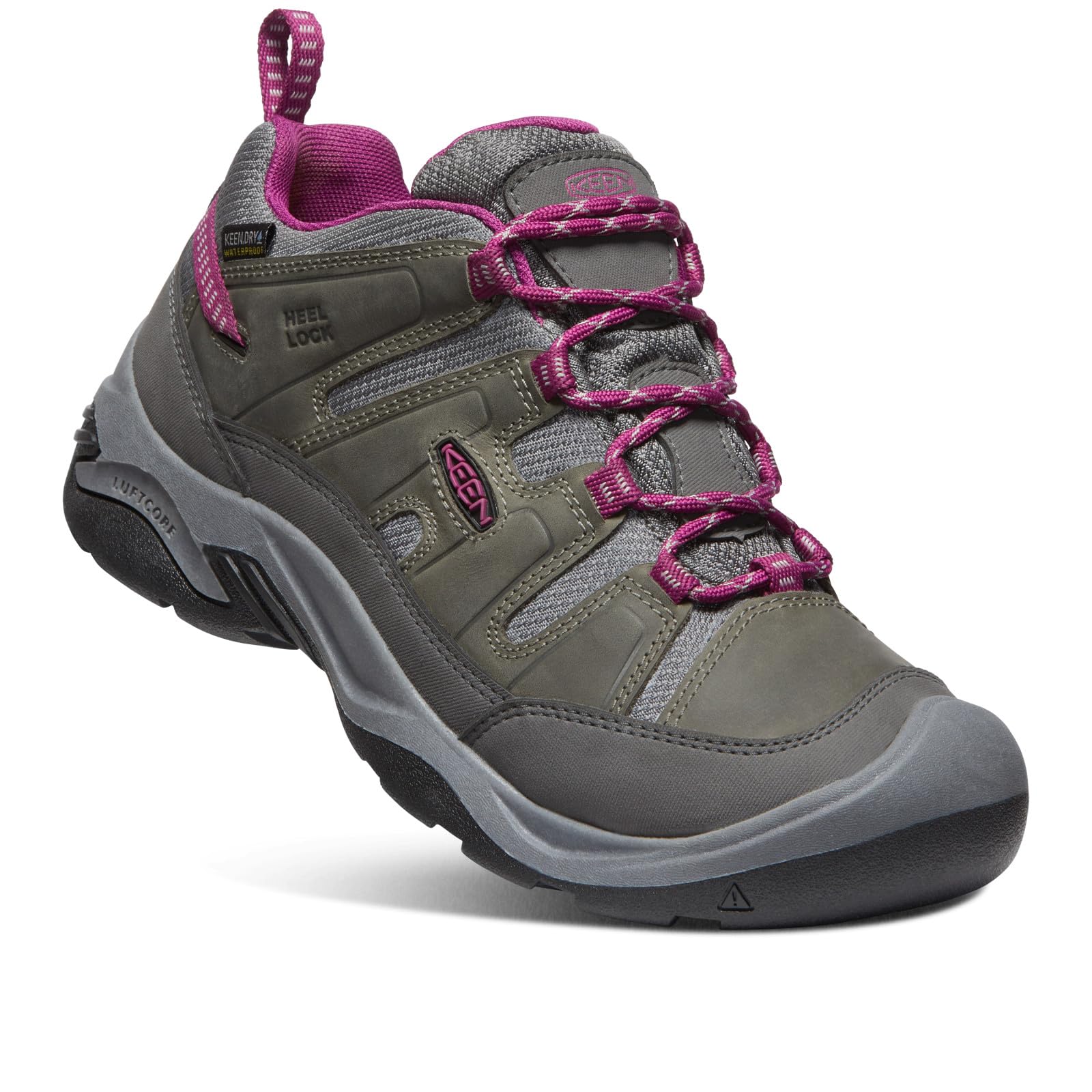 KEENWomen's Circadia Low Height Comfortable Waterproof Hiking ShoeLeather Working Group