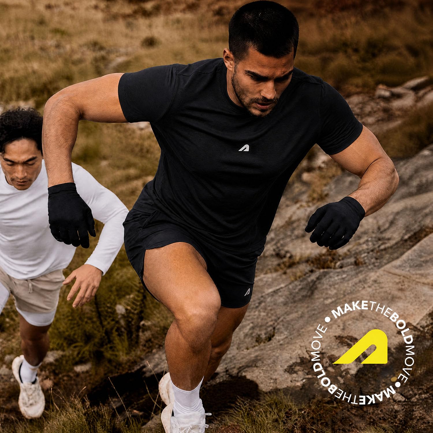 Boldfit Gym T-Shirts for Men β Premium Poly-Spandex Sports Tshirt, Moisture-Wicking, Anti-Odor, Stretch Fit Running & Workout Tees for Active Lifestyle for Man Black 4