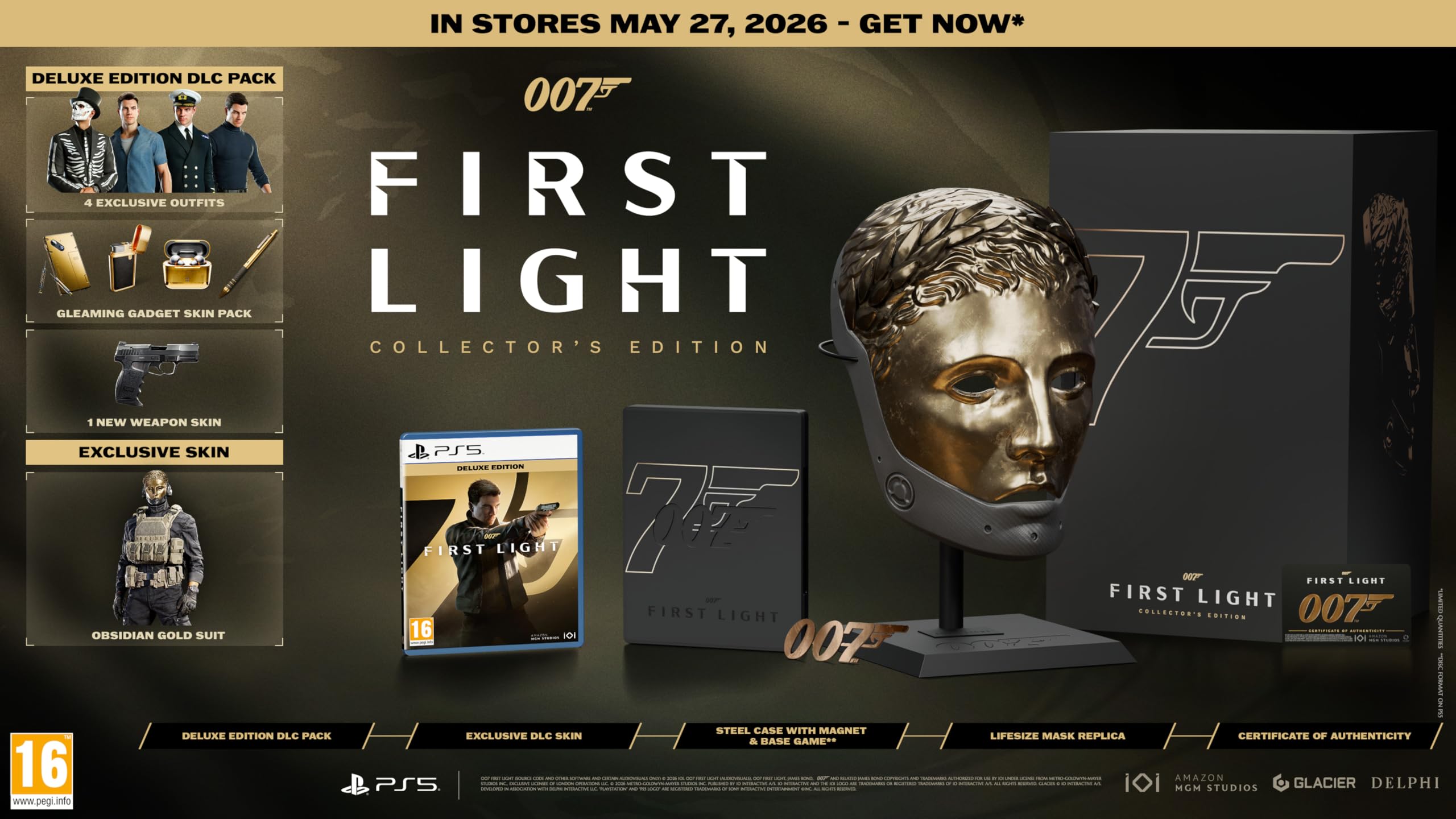 007 First Light Mask Collector's Edition (Playstation 5)