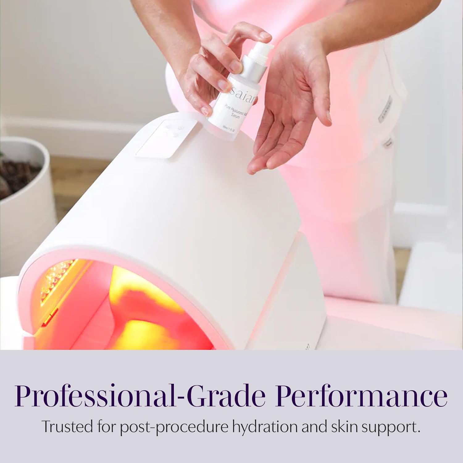 Saian Pure Hyaluronic Acid Serum – Hydrating Facial Skin Care for Face & Body | Moisturizing Anti-Aging Serum for Mature, Dry & Sensitive Skin | Microneedling-Safe Vegan Formula for Deep Hydration - Image 5