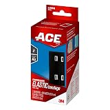 ACE 4 Inch Elastic Bandage with with Clips, Black, Great for Leg, Shoulder and More, 1 Count – view 3