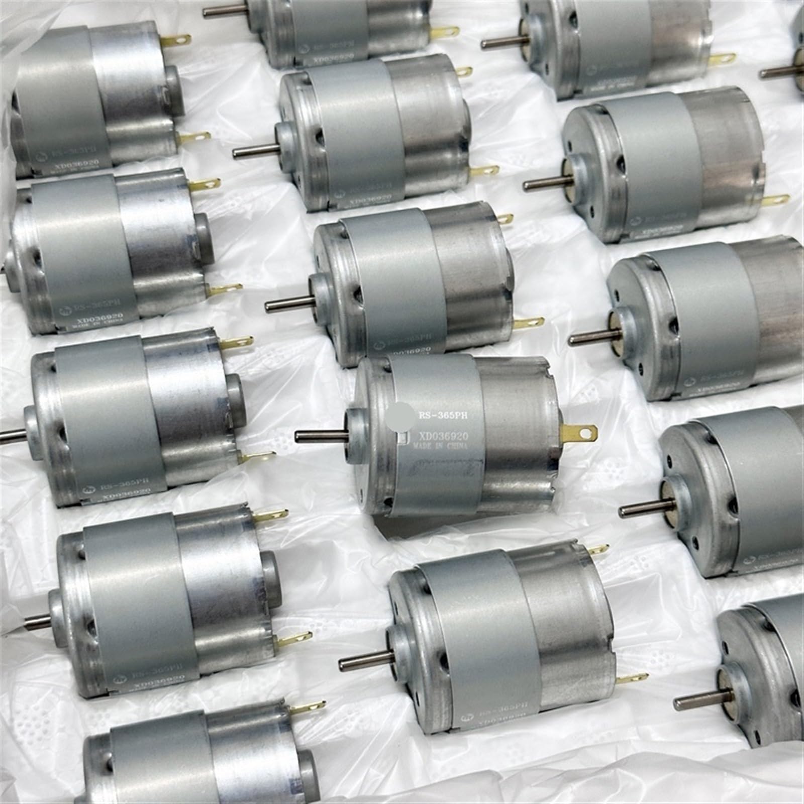 Mini Moteur électrique RS-365 12-24V, 13000 Tr/min, Double Arbre - Pour Projets DIY, Modélisme, Robots - 12