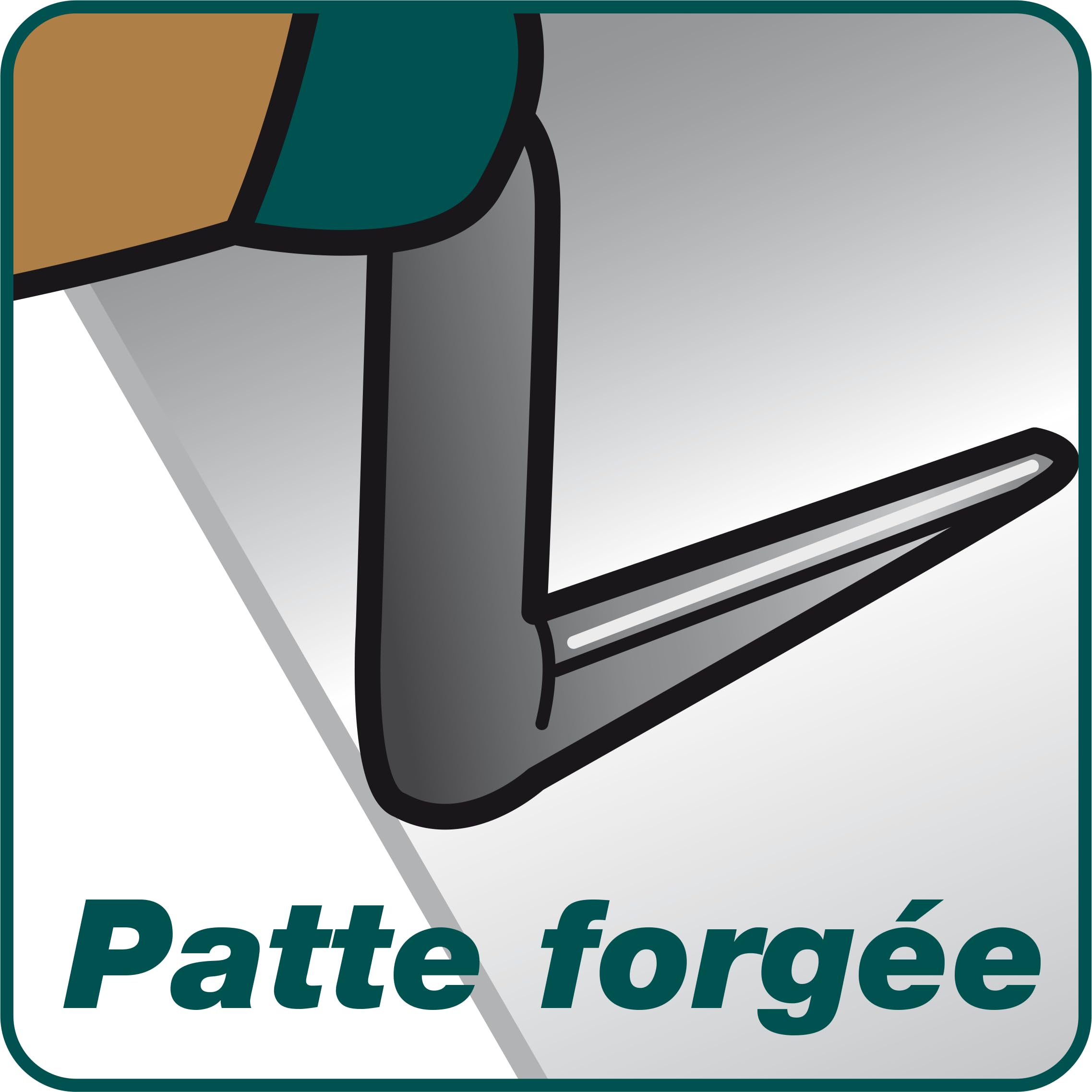 Truelle ronde 24 cm manche bois FSC® 100% – lame acier trempé et patte forgée pour travaux de maçonnerie - LEBORGNE