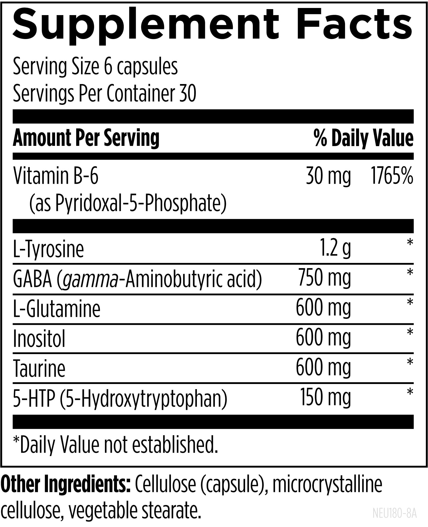 Designs for Health Neurolink, Designed to Support Mood, 180 Capsules — Amazon image 4