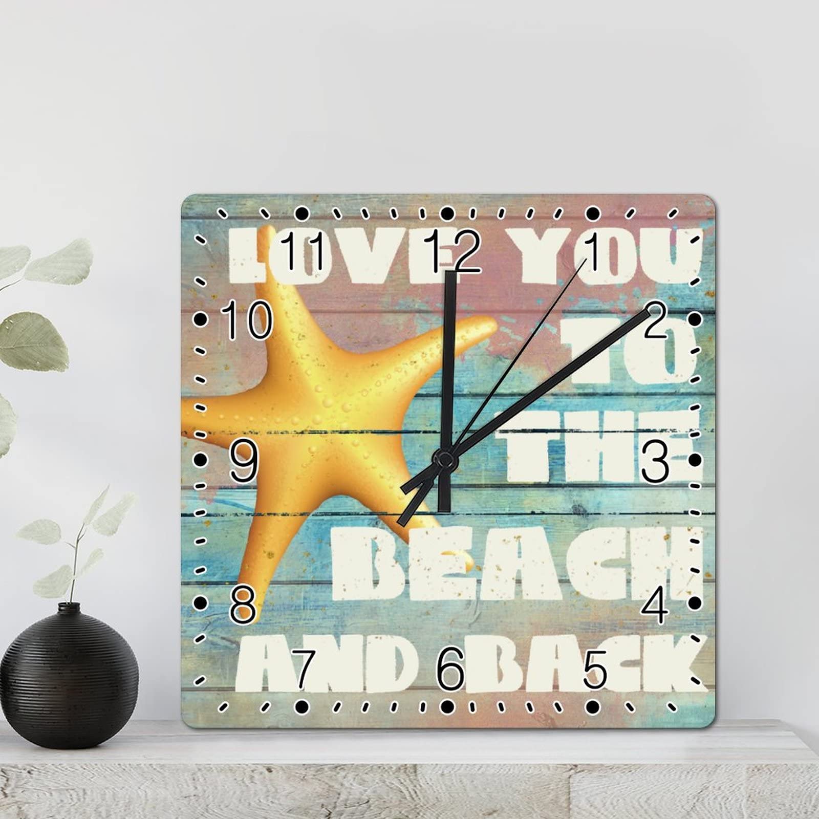 Horloge murale tortues de mer en bois pour une ambiance apaisante