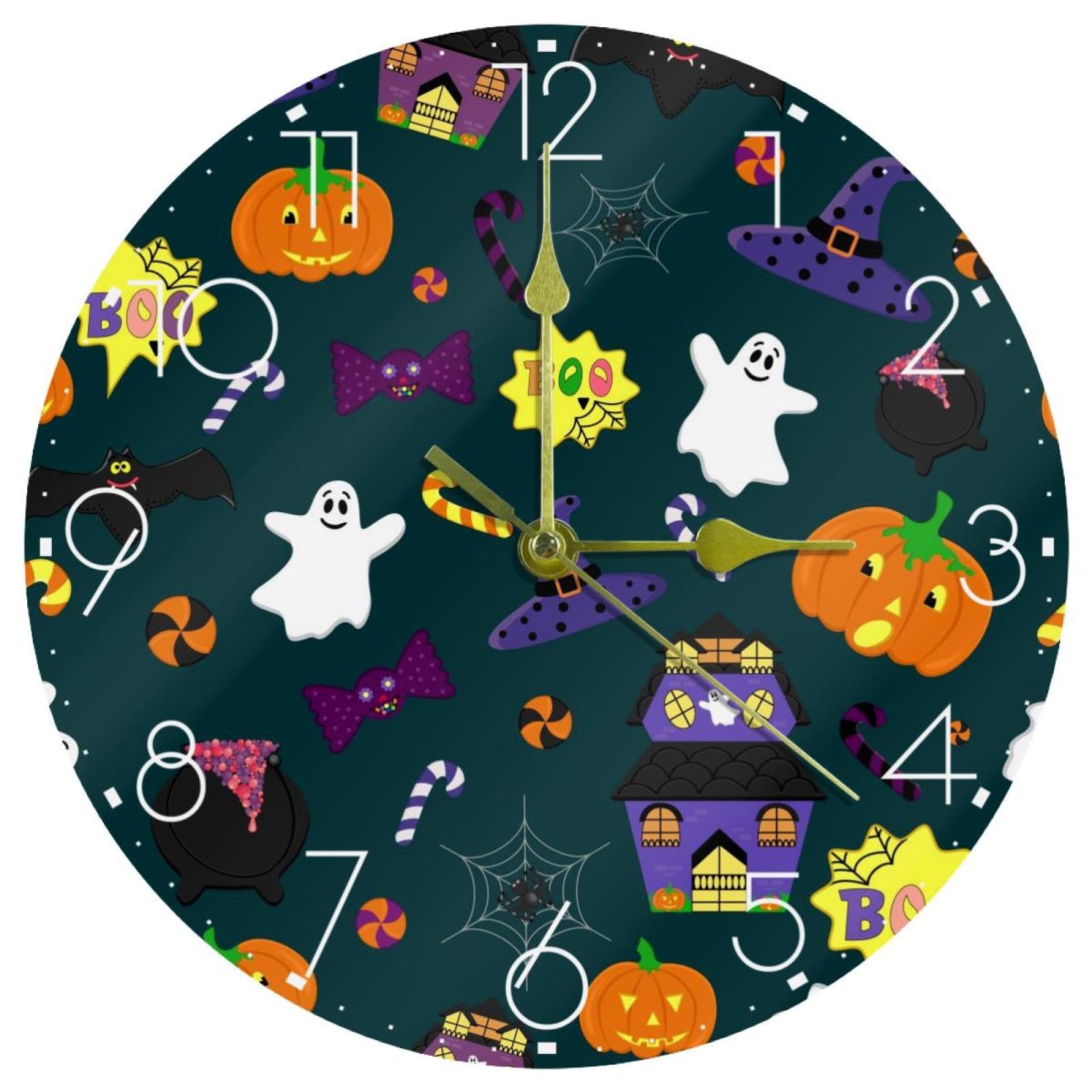 Grande horloge murale pour cuisine fonctionnant sur piles pour decoration d'interieur moderne