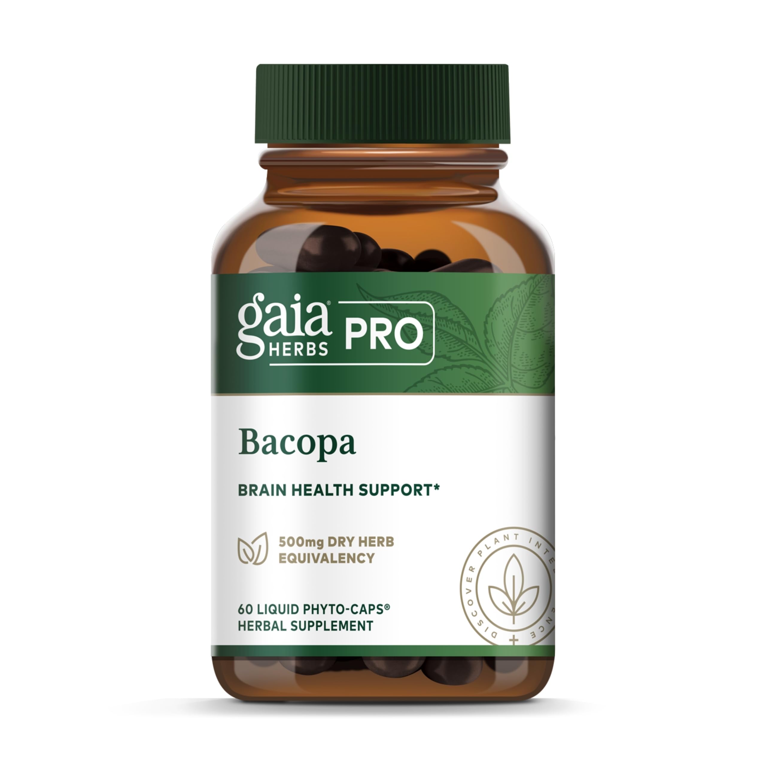 Bacopa - Brain Health & Nootropic Support - 60 Liquid Phyto-Caps (30 Servings)