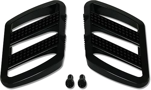 Miniatura 5 de Tablas de suelo de conductor de combate para Can-Am Ryker Aluminio Negro Corte Contraste Ajustable Extendido Estribos Más Anchos Reposapiés 600,