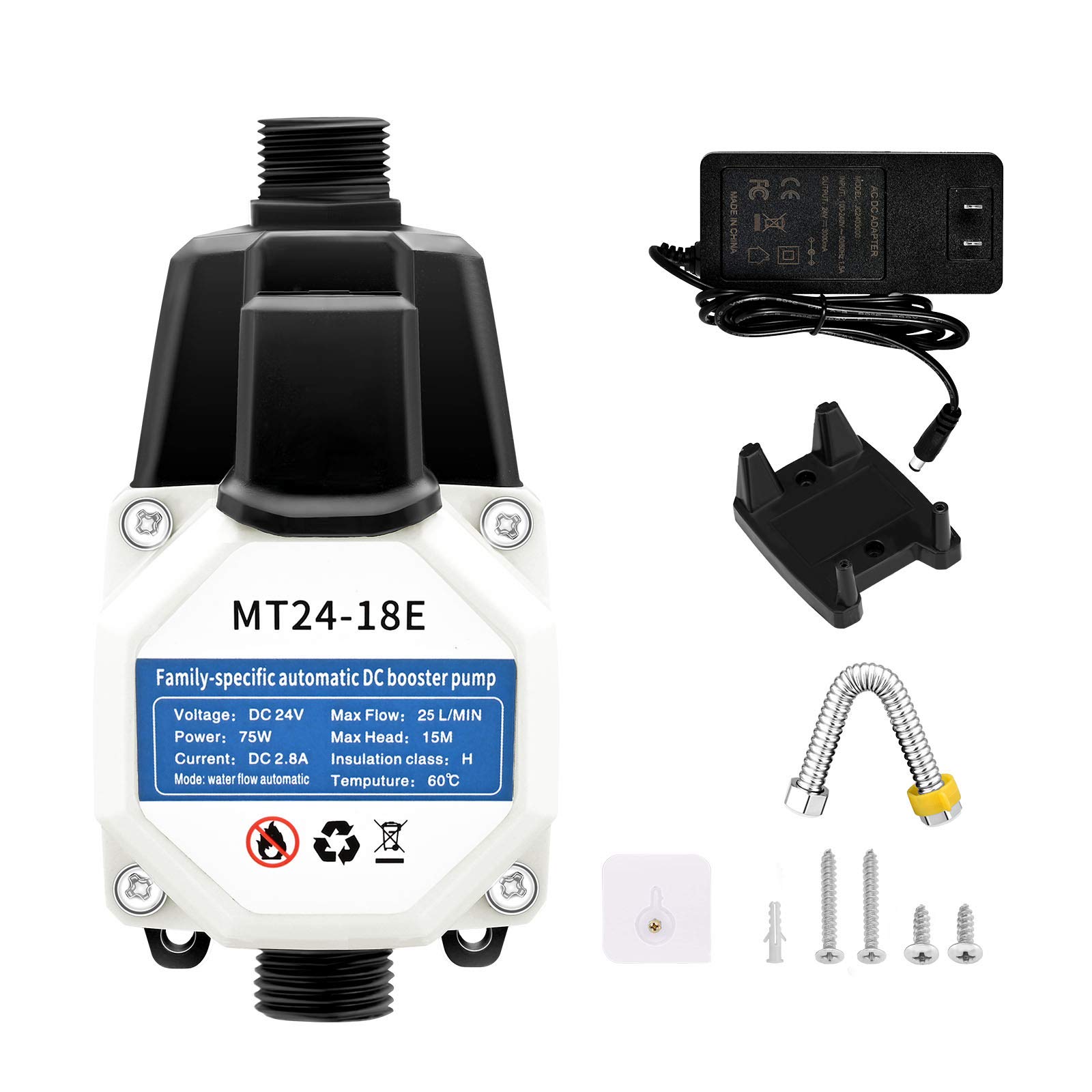 Buy 75W Water Booster Pump, BITOWAT 24V Full Automatic Self Priming