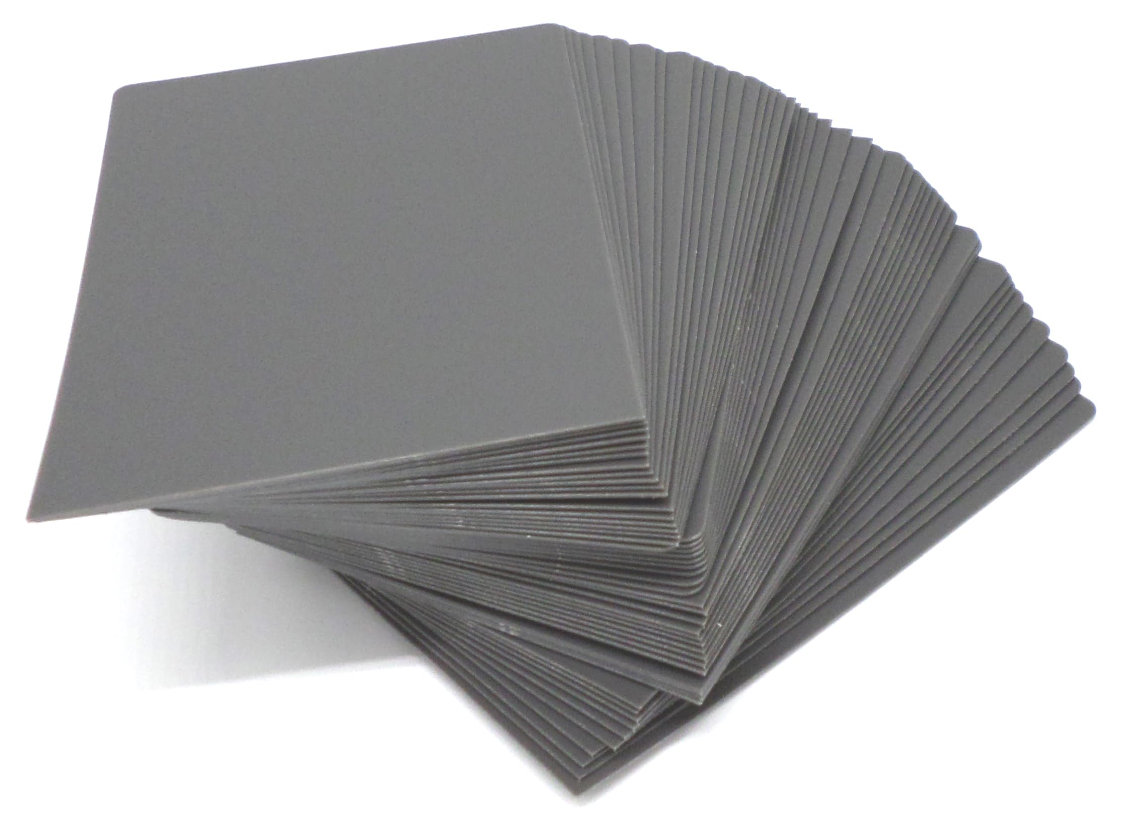50 Docsmagic.de Trading Card Deck Divider Silver 68 x 97 mm