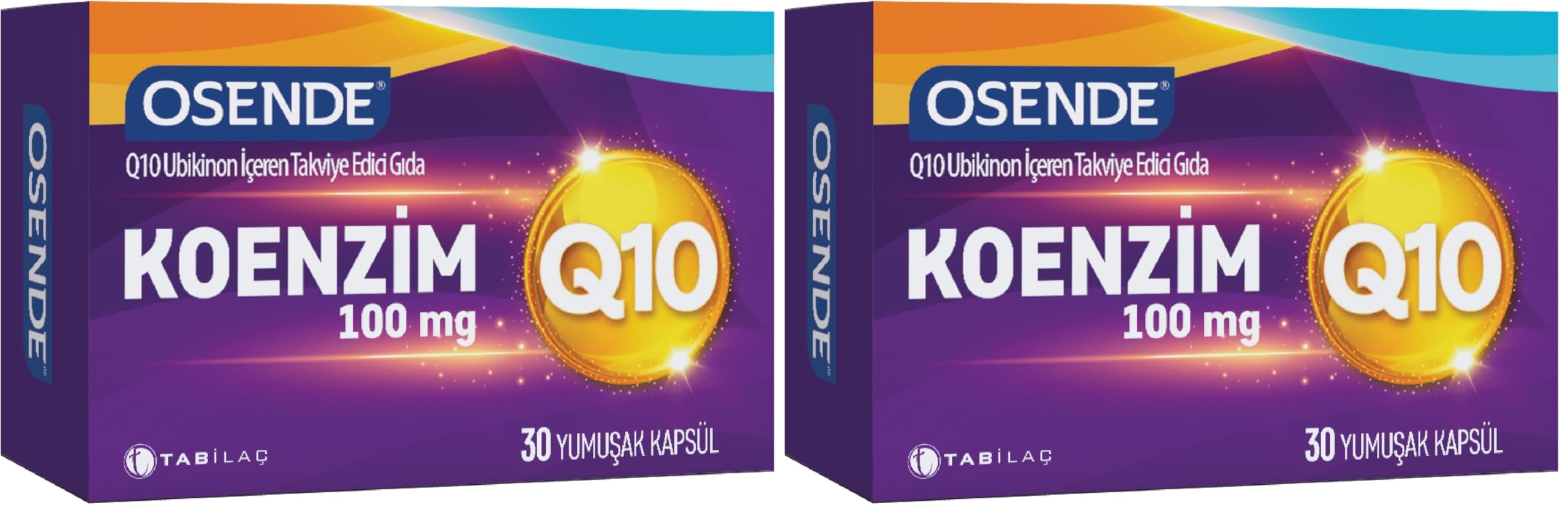 Osende Koenzim Q10 30 Kapsül (2 paketi)