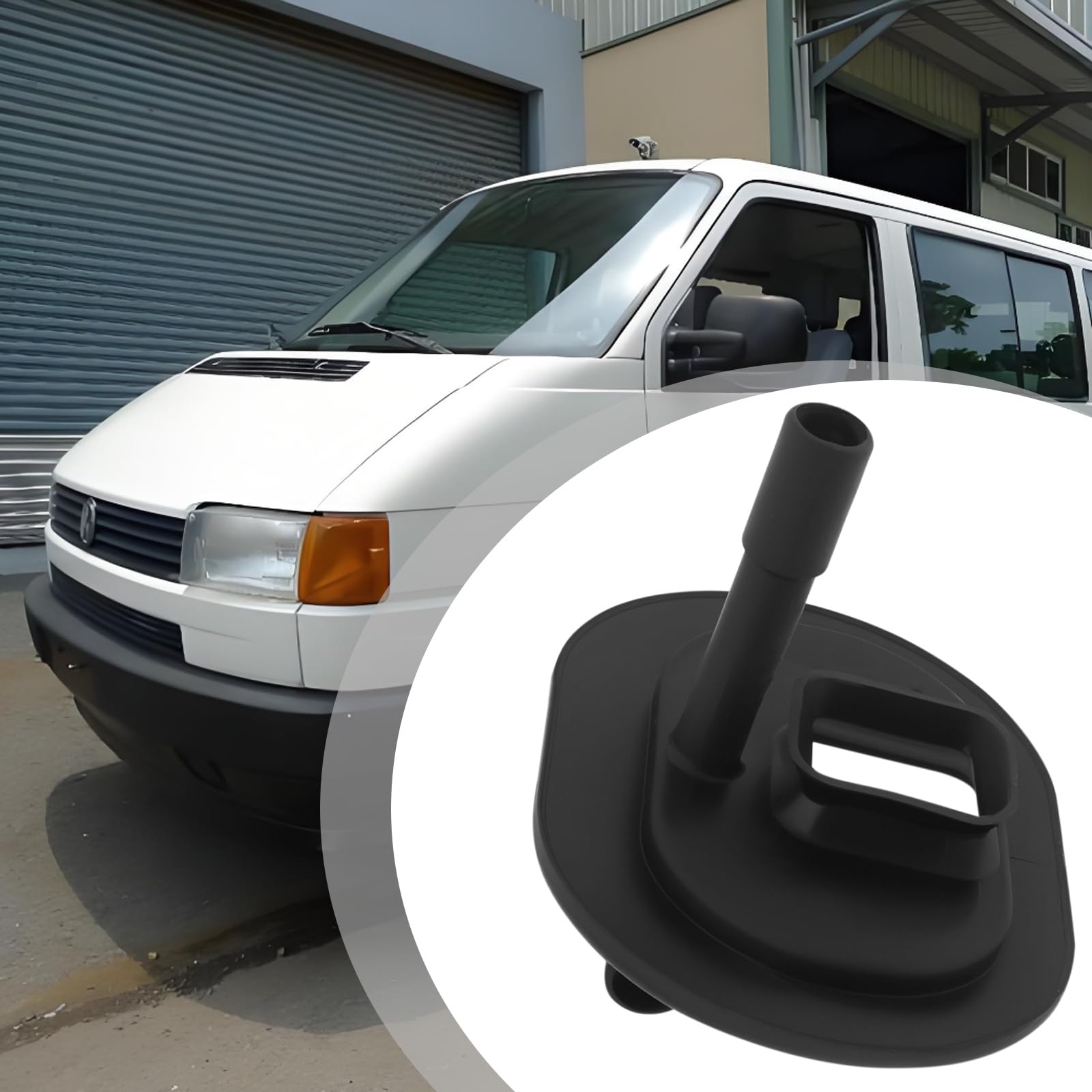 ECSiNG 2x Przednia dysza spryskiwacza szyby Przednia dysza natryskowa 7D1955997 Kompatybilna z VW T4 1990-2003 Dysze spryskiwacza szyby samochodowej Dysza strumieniowa Zamiennik
