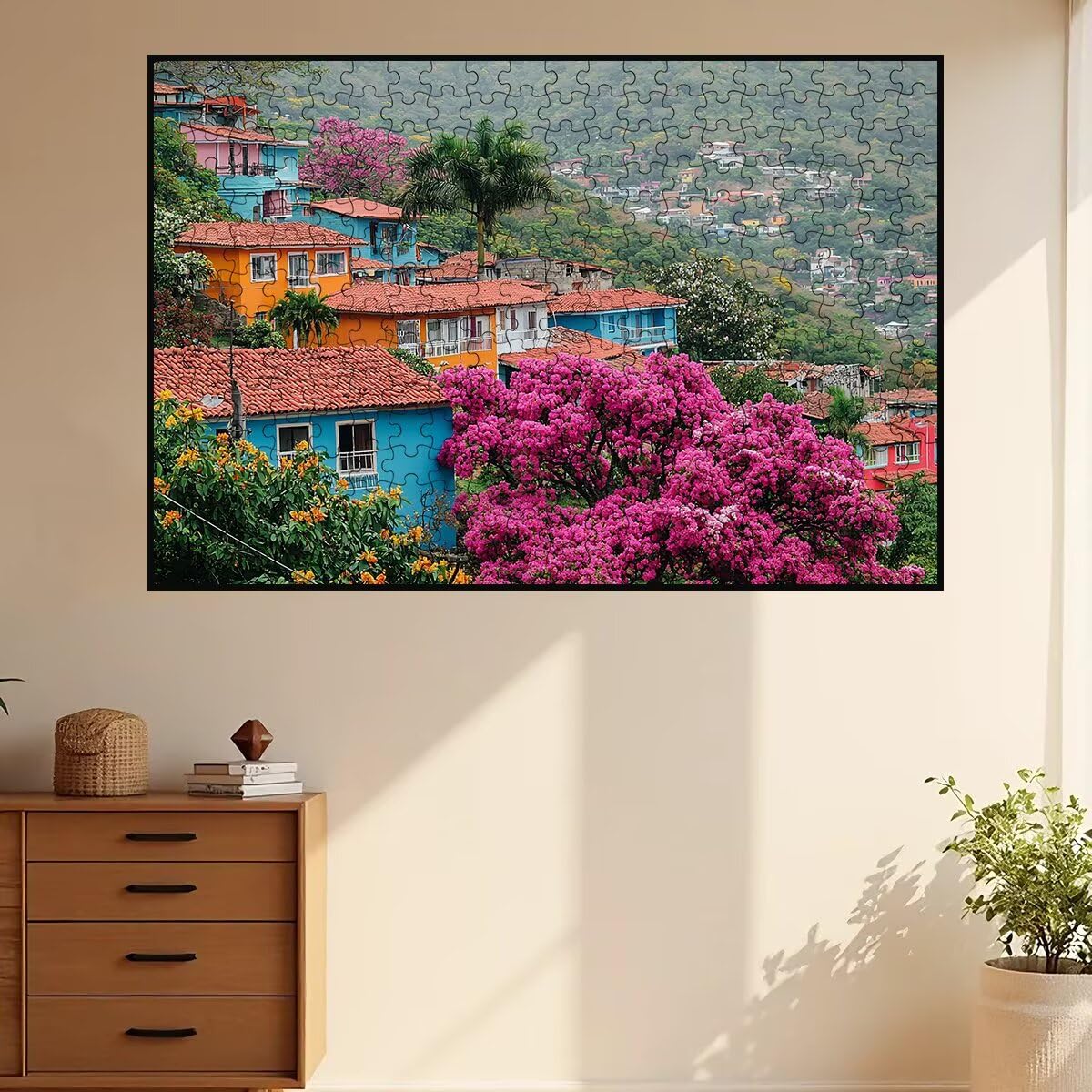 Puzzle 5000 sztuk dla dorosłych roślina, puzzle Włochy, Puzzle 5000 sztuk dla dorosłych, drewniane puzzle z pudełkiem na prezent rozmiar 156 x 105 cm, wyzwanie puzzle dla całej rodziny, prezent dla