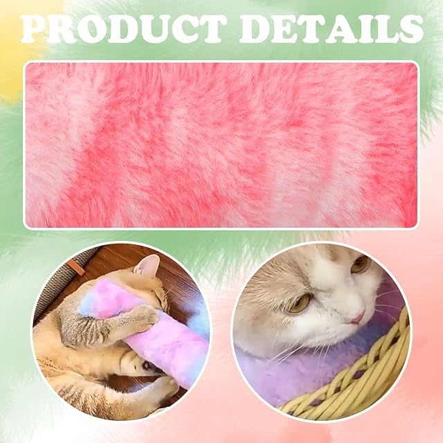Foto 3 de 6 de YSJCHEBS Almohada para Gatos De 3 Piezas, Juguete Interactivo para Gatos