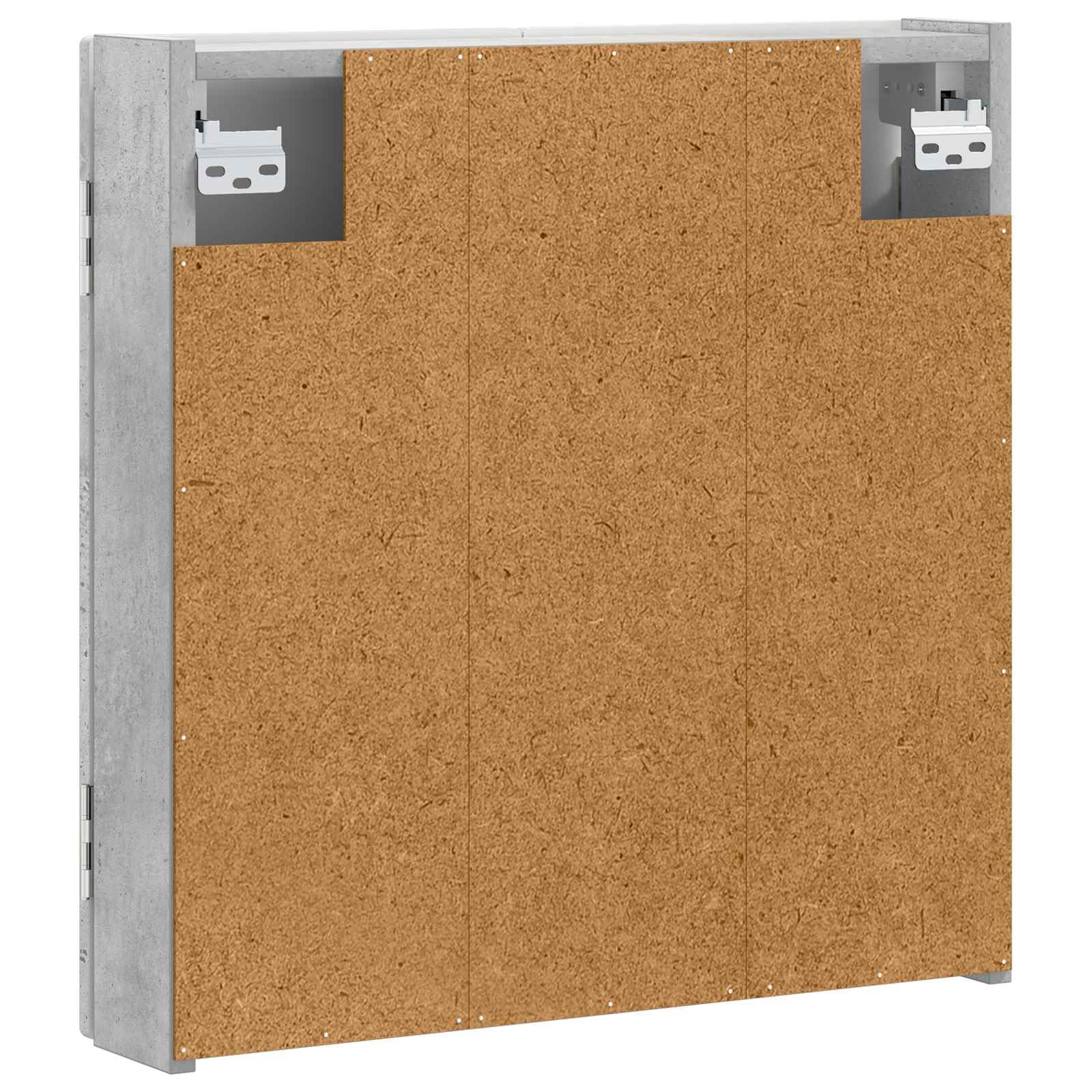 Dartboard Schrank Utrecht Betongrau 52,5 x 10,5 x 53,5 cm,Dart-Rückwände,897768
