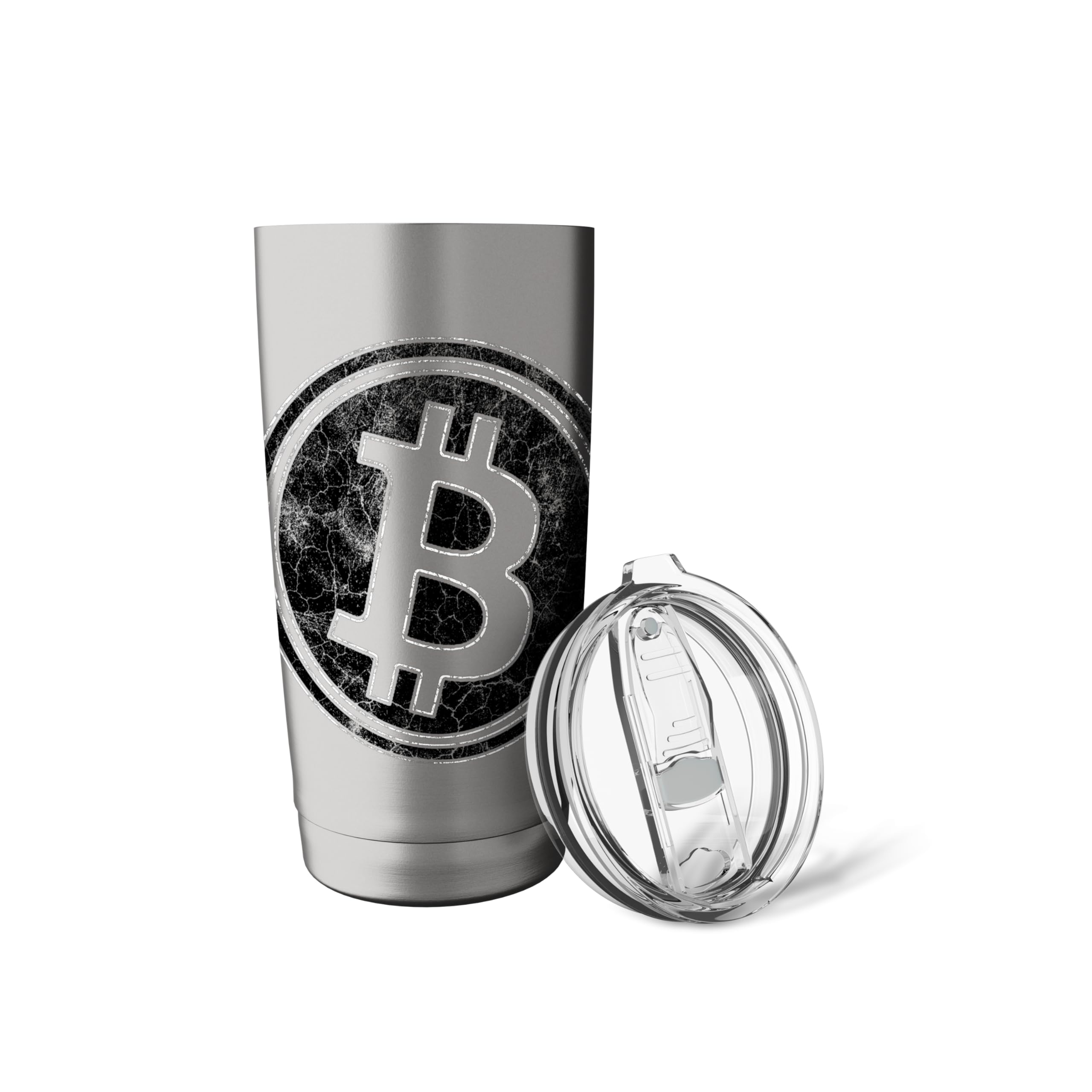 Amazon.com | Bitcoin BTC Dark Vintage Crypto Currency Stainless Steel  Insulated Tumbler: Tumblers & Water Glasses